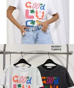 Bluzki damskie, Size uni,paczka 6szt,mix kolor (Sao chép)