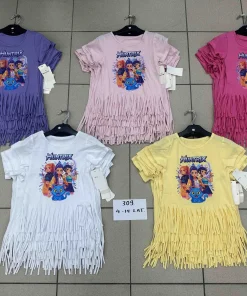 Bluzki DZIECIĘCA ,size 4-14lat,paczka 6szt,1kolor