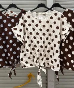 Bluzki DAMSKA WŁOSKA, Size uni ,paczka 6szt mix kolor (Sao chép)