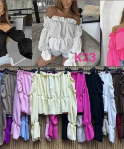 Bluzki DAMSKI ,size uni,paczka 6szt,mix kolor