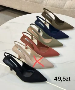 Buty Sandaly na Obcasie DAMSKIE (36-41, 12par)