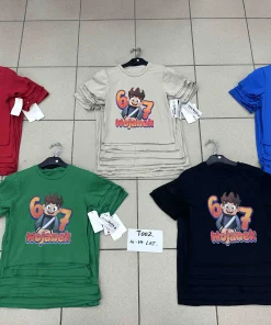 Bluzki DZIECIĘCA,size 4-14 lat,paczka 6szt,1kolor