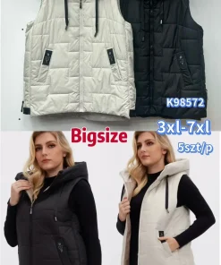 Kamizelki Damskie,size 3-7xl,paczka 5szt, 1kolor