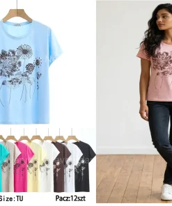 Bluzki damskie , Size s/m-l/xl,paczka 12szt, mix kolor (Sao chép)