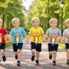 Kompletyenki DZIECIĘCA,size 4-8 lat,paczka 4szt, 1 kolor