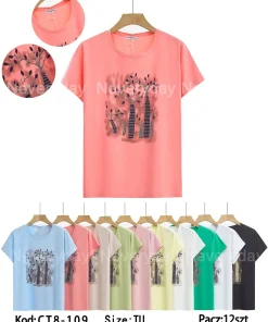 Bluzki damskie , Size uni,paczka 12szt, mix kolor (Sao chép)