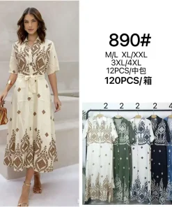 Sukienki damskie , Size m/l-3xl/4xl,paczka 12szt, mix kolor (Sao chép)
