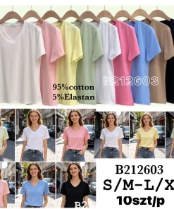 Bluzki DAMSKI ,size s/m-l/xl,paczka 10szt,mix kolor