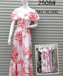 Sukienki Damskie, size m-xl, paczka 12szt, mix kolor