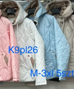 Kurtki Damskie,size m-3xl,paczka 5szt, 1kolor