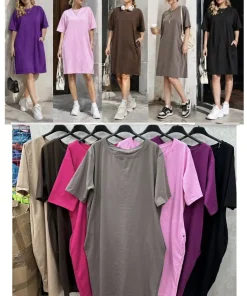 Sukienki Damskie, Size uni, paczka 6szt, mix kolor