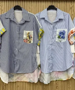 Bluzki DAMSKA WŁOSKA, Size uni ,paczka 6szt mix kolor (Sao chép)