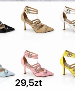 Buty Sandaly na Obcasie DAMSKIE (36-41, 12par) (Sao chép)
