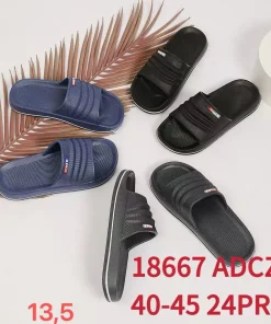 Klapki MĘSKIE (40-45, 24par) mix klor