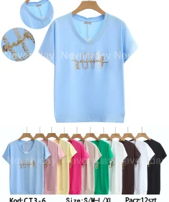 Bluzki damskie , Size uni,paczka 12szt, mix kolor (Sao chép)