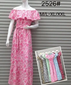 Sukienki Damskie, size m-xl, paczka 12szt, mix kolor