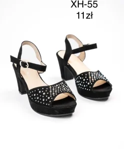 Sandaly na Obcasie DAMSKIE (36-41, 12par)