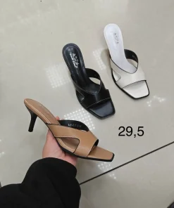 Klapki na obcasie DAMSKIE (36-41, 12par)