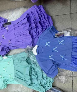 Sukienki DZIECIĘCA , Size 4-14lat, paczka 6szt, 1kolor (Sao chép)
