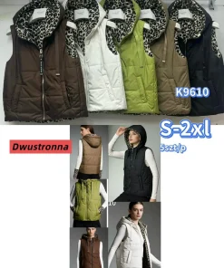 Kamizelki Damskie,size s-2xl,paczka 5szt, 1kolor