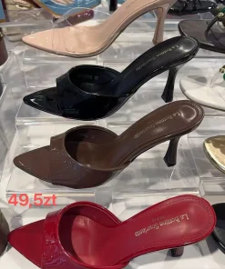 Klapki na obcasie DAMSKIE (36- 41, 12par)