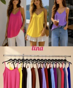 Bluzki damskie wloskie, Size uni,paczka 6szt ,mix kolor