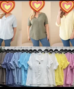 Bluzki DAMSKA WŁOSKA, Size uni ,paczka 6szt mix kolor
