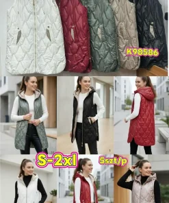 Kamizelki Damskie,size s-2xl,paczka 5szt, 1kolor