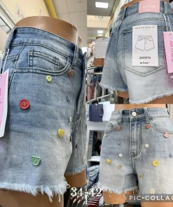 Spodenki jeansowe damskie,size 34-42,paczka 10szt ,1kolor