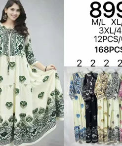 Sukienki damskie , Size m/l-3/4xl,paczka 12szt, mix kolor (Sao chép)