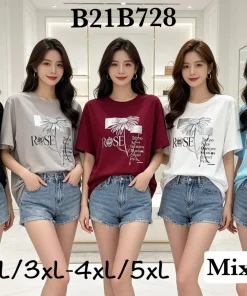 Bluzki damskie,size 2/3-4/5xl, paczka 10szt, mix kolor
