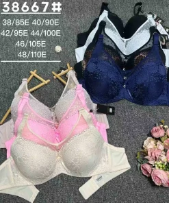 Biustonosz E Damskie, Size 38/85-48/110, paczka 6szt, 1 kolor
