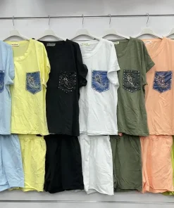 Bluzki damskie, Size uni,paczka 6szt, mix kolor (Sao chép)