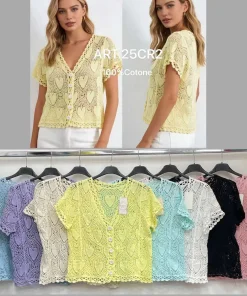 Bluzki DAMSKA WŁOSKA, Size uni ,paczka 6szt mix kolor (Sao chép)