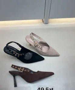 Sandaly na Obcasie DAMSKIE (36-41, 12par)