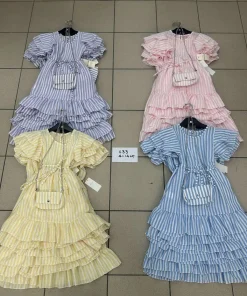 Sukienki DZIECIĘCA , Size 4-14lat, paczka 6szt, 1kolor (Sao chép)