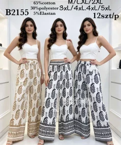 Spodnie DAMSKI ,size m/l-4xl/5xl,paczka 12szt,mix kolor