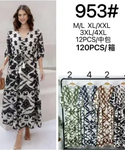 Sukienki damskie , Size xl/2xl-3/4xl,paczka 12szt, mix kolor (Sao chép)