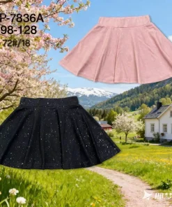 Spódnica DZIECIĘCA ,size 98-128 ,paczka 12szt,mix kolor