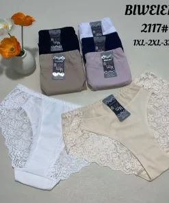 Majtki Damskie, size xl-3xl, paczka 24szt, mix kolor