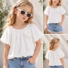 Bluzki DZIECIĘCA,size 3-8 lat,paczka 5szt, 1 kolor