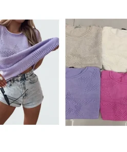 Swetry Damskie wloskie, Size uni ,paczka 6szt,mix kolor