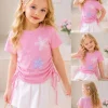 Bluzki DZIECIĘCA,size 4-14 lat,paczka 6szt, 1 kolor (Sao chép)