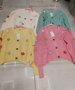 Swetry Damskie wloskie, Size uni ,paczka 6szt,mix kolor