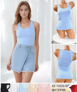 Bluzki Damskie, Size s-xl, paczka 12szt, mix kolor (Sao chép)