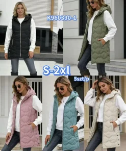 Kamizelki Damskie,size s-2xl,paczka 5szt, 1kolor