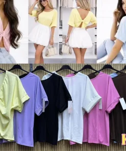 Bluzki DAMSKI ,size uni,paczka 6szt,mix kolor