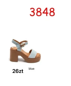 Sandaly na Obcasie DAMSKIE (36-41, 12par)