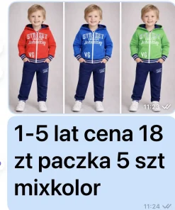 Bluzy DZIECIĘCA, size 1-5 lat, paczka 5szt, mix kolor