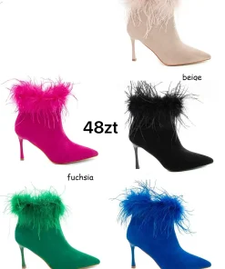Buty Botki DAMSKIE (36- 41, 12par)